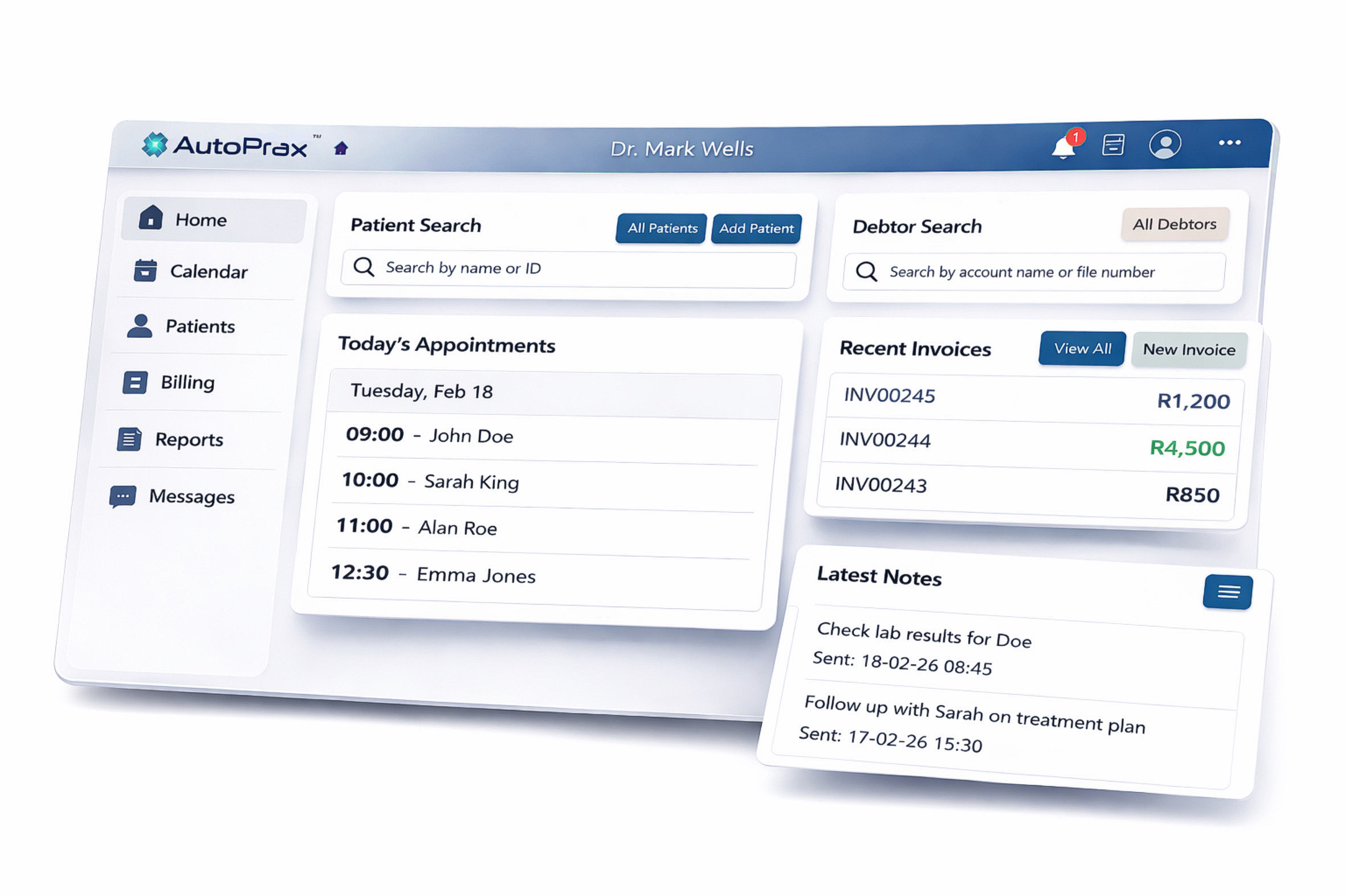 AutoPrax Dashboard